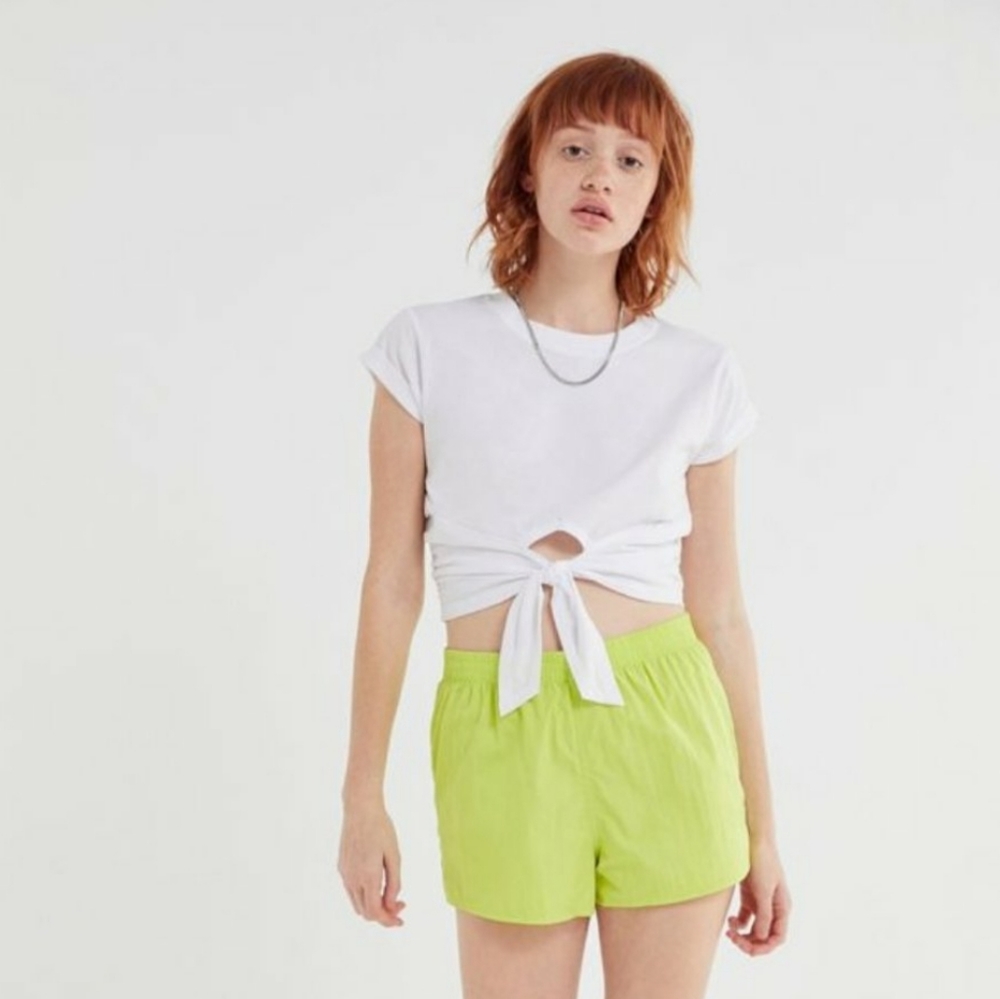 Urban Outfitters Sonya Tie-Front Crop Tee